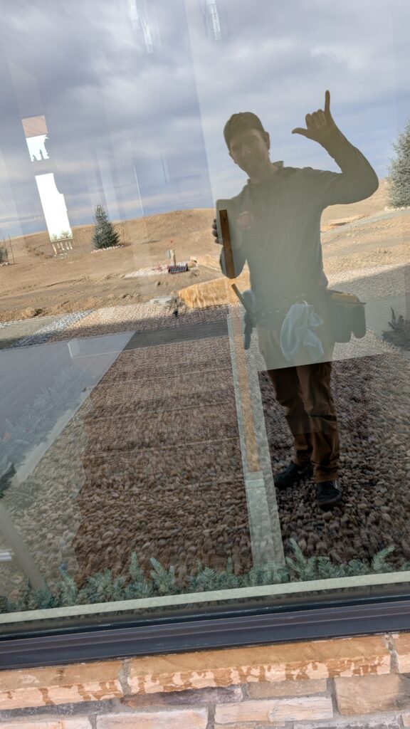 Exterior window cleaning